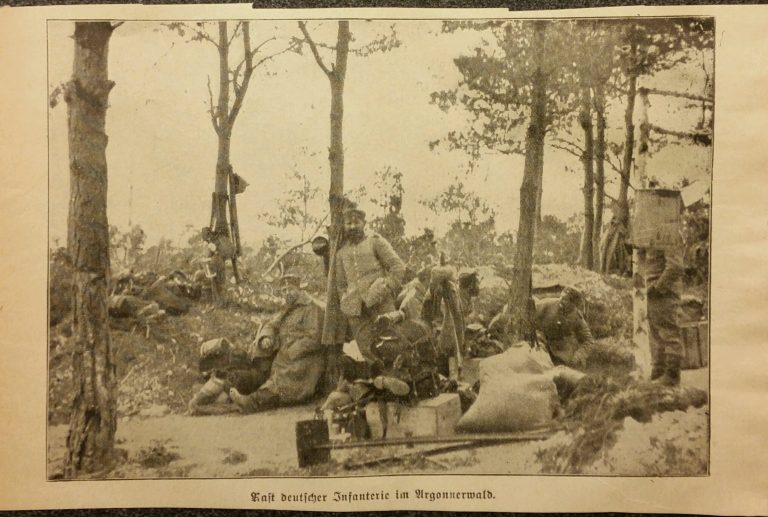 047 infanterie allemande dans la forêt d'Argonne