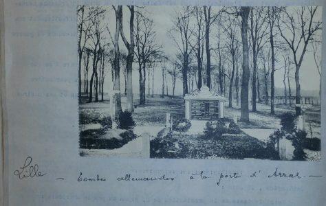 Tombes allemandes à la porte d'Arras